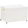 Small Woven Sturge Chest, Paper Rope, Arctic White