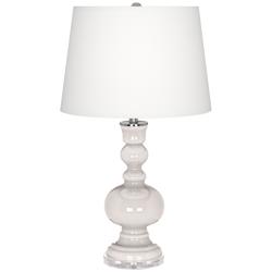 Smart White Apothecary Table Lamp