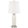 Smart White Carrie Table Lamp Set of 2 with Dimmers
