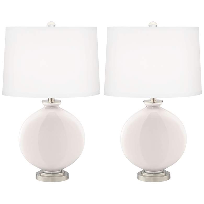 Smart White Carrie Table Lamp Set of 2
