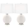 Smart White Carrie Table Lamp Set of 2