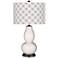 Smart White Circle Rings Double Gourd Table Lamp