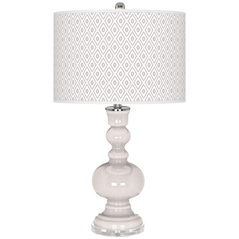 Image 1 Smart White Diamonds Apothecary Table Lamp