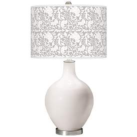 Image1 of Smart White Gardenia Ovo Table Lamp