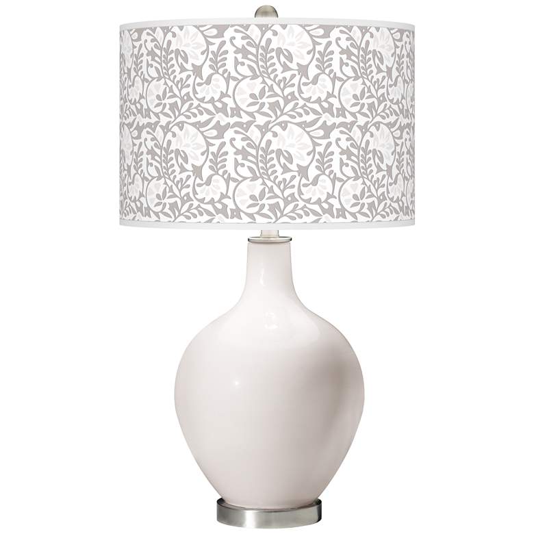 Image 1 Smart White Gardenia Ovo Table Lamp