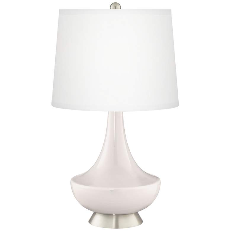 Image 2 Smart White Gillan Glass Table Lamp with Dimmer