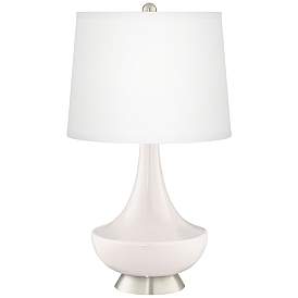 Image2 of Smart White Gillan Glass Table Lamp
