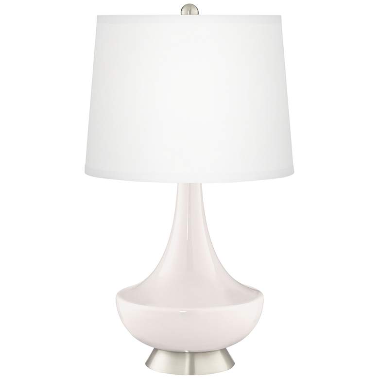 Image 2 Smart White Gillan Glass Table Lamp
