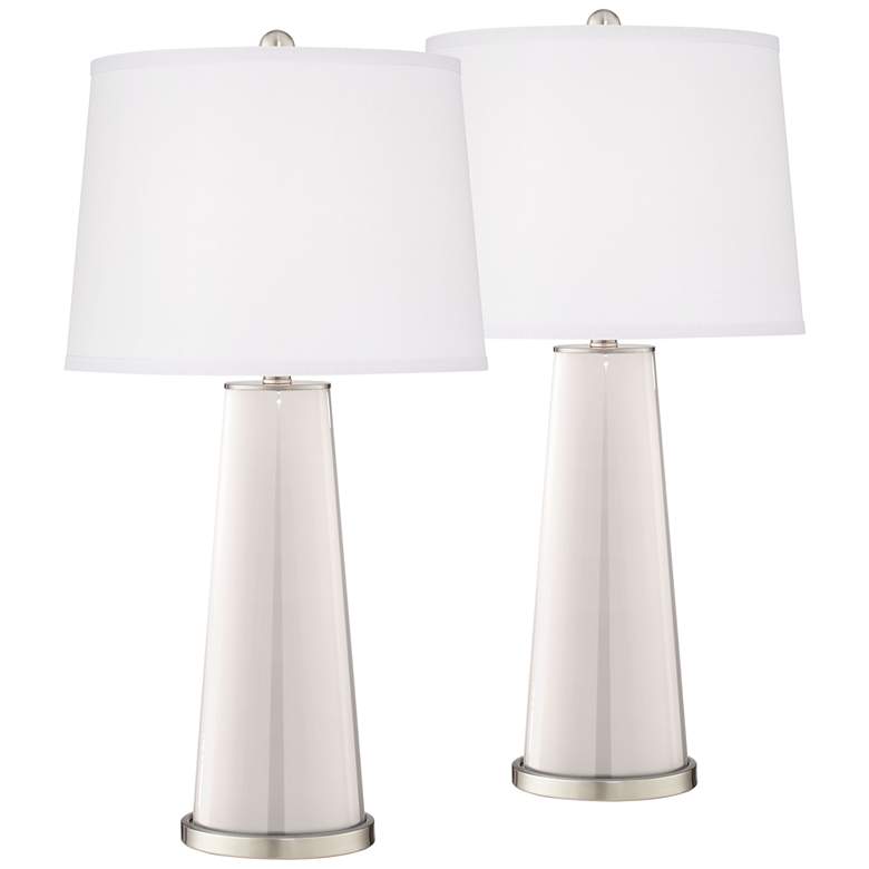 Image 2 Smart White Leo Table Lamp Set of 2 with Dimmers