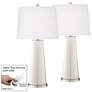 Smart White Leo Table Lamp Set of 2 with Dimmers