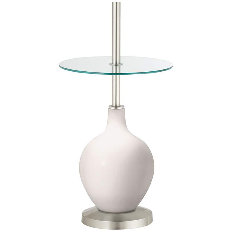 Image 3 Smart White Ovo Tray Table Floor Lamp more views