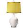 Smart White - Satin Yellow Ovo Table Lamp with Color Finial