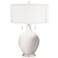 Smart White Toby Table Lamp with Dimmer