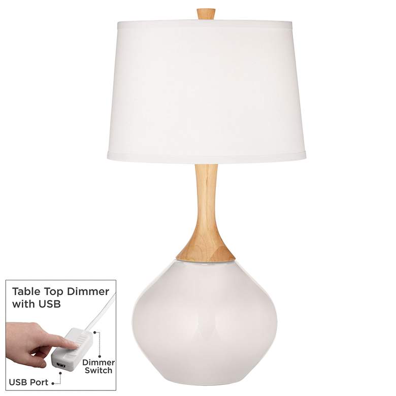 Image 1 Smart White Wexler Table Lamp with Dimmer