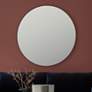 Smiley Back and Smoky 30" Round Wall Mirror
