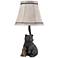 Smokey Bear and Tree Stump 14" High Rustic Accent Table Lamp