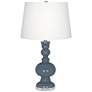 Smoky Blue Apothecary Table Lamp