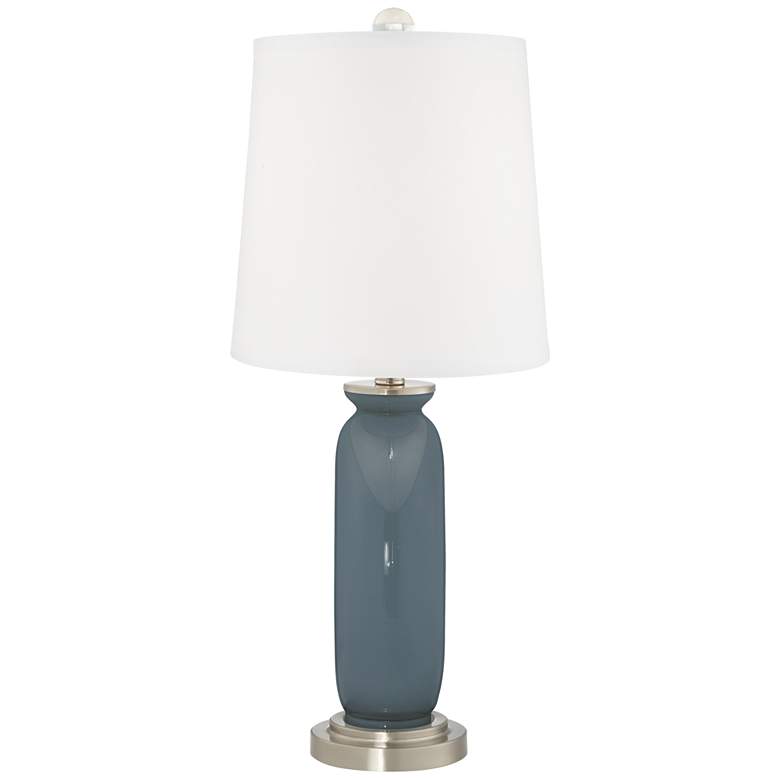 Image 4 Smoky Blue Carrie Table Lamp Set of 2 with Dimmers more views