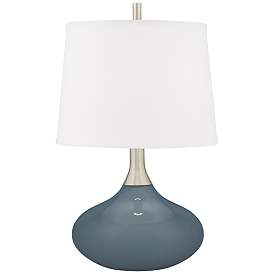 Image1 of Smoky Blue Felix Modern Table Lamp