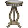 Smoky Square Glass Accent Table