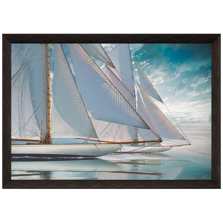 Image 1 Smooth Sailing 2 49"W x 34"H Framed Art