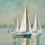 Smooth Sailing 40" Wide All-Weather Outdoor Canvas Wall Art