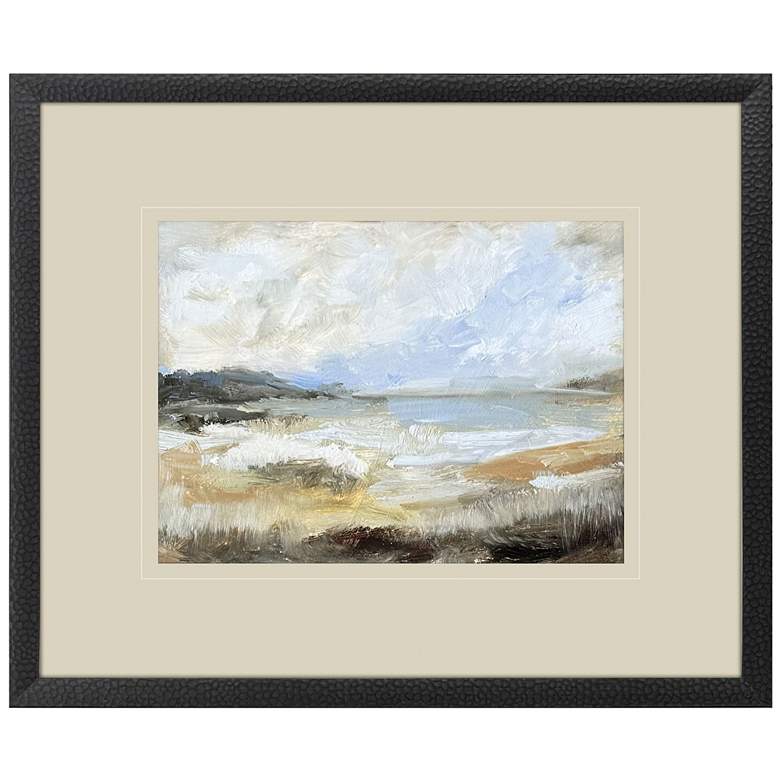 Image 1 Smudged Coastline I 39"W x 33"H Framed Wall Art