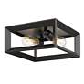 4_Smyth 11 1/2" Wide Matte Black 2-Light Ceiling Light more views