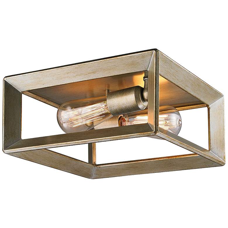 Image 2 Smyth 11 1/2" Wide White Gold Ceiling Light more views