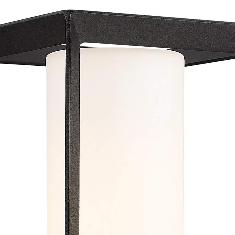 Image 3 Smyth 13 1/4" High Natural Black Outdoor Pier Mount Light more views