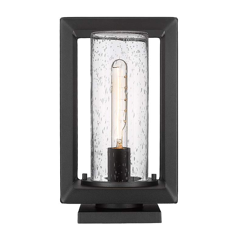 Image 3 Smyth 13 1/4" High Natural Black Outdoor Pier Mount Light more views