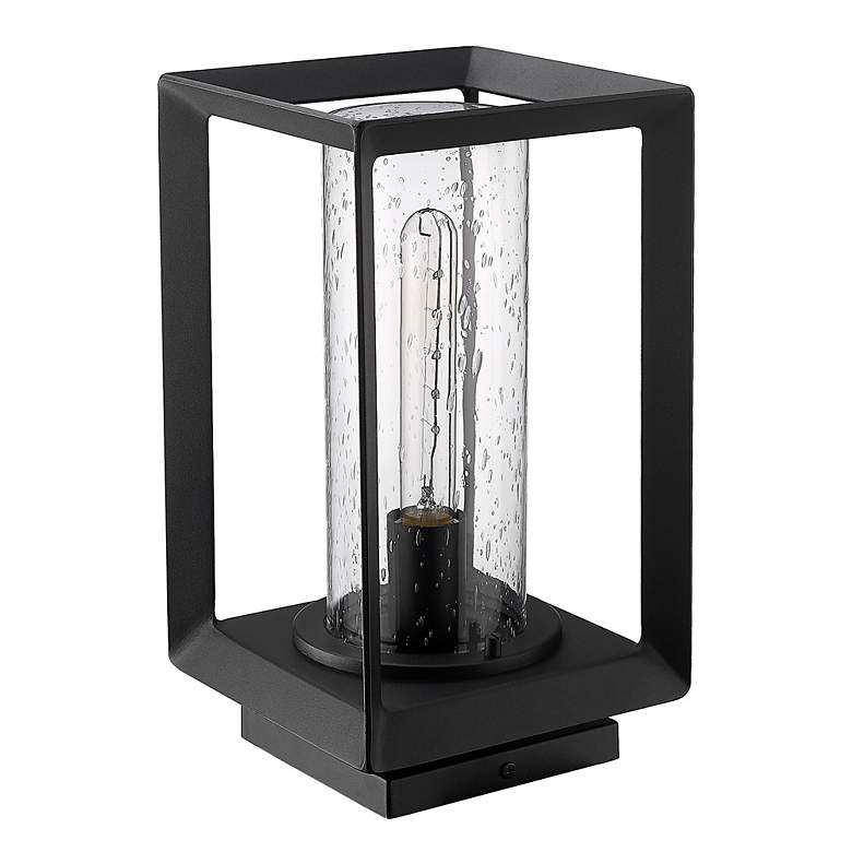 Image 5 Smyth 13 1/4" High Natural Black Outdoor Pier Mount Light more views