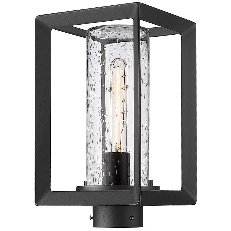 Image 3 Smyth 13 1/4" Wide Natural Black Outdoor Post Light