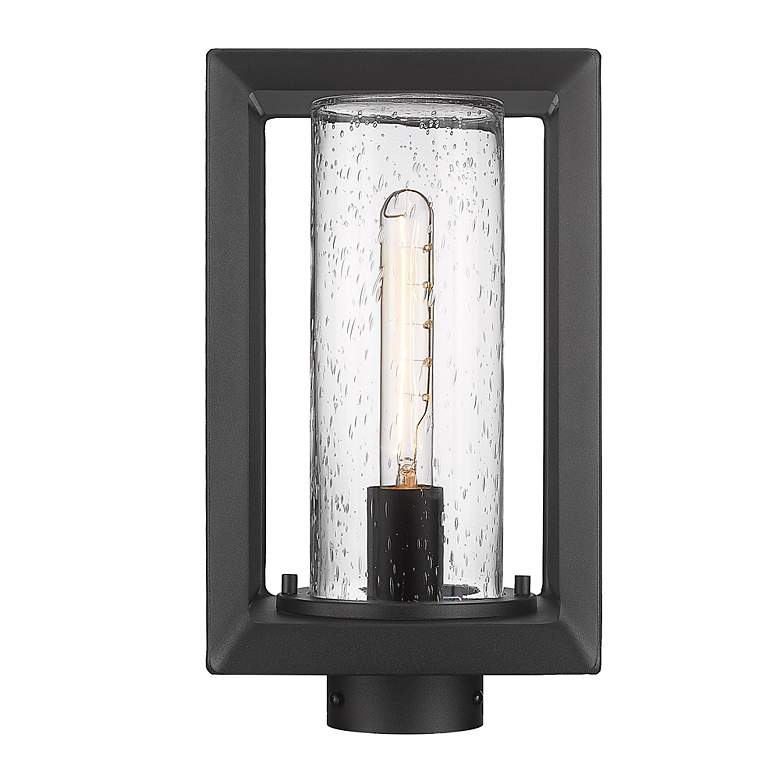 Image 4 Smyth 13 1/4" Wide Natural Black Outdoor Post Light more views