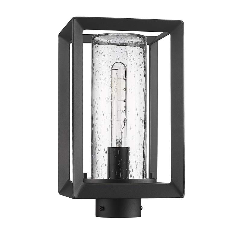 Image 5 Smyth 13 1/4" Wide Natural Black Outdoor Post Light more views