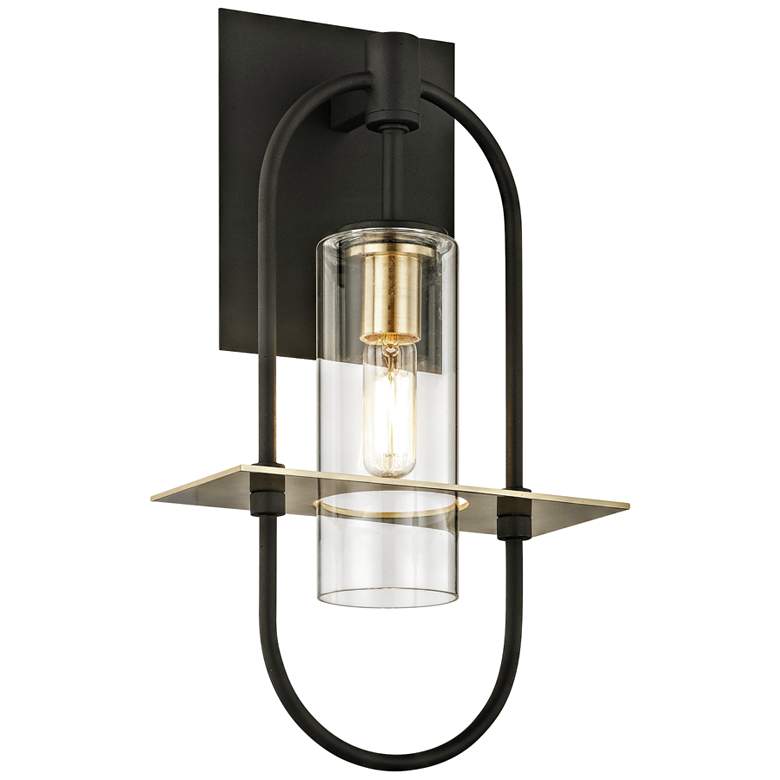 Image 1 Smyth 14" High Dark Bronze Outdoor Wall Light
