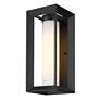 4_Smyth 14" High Natural Black Opal Glass Outdoor Wall Light more views