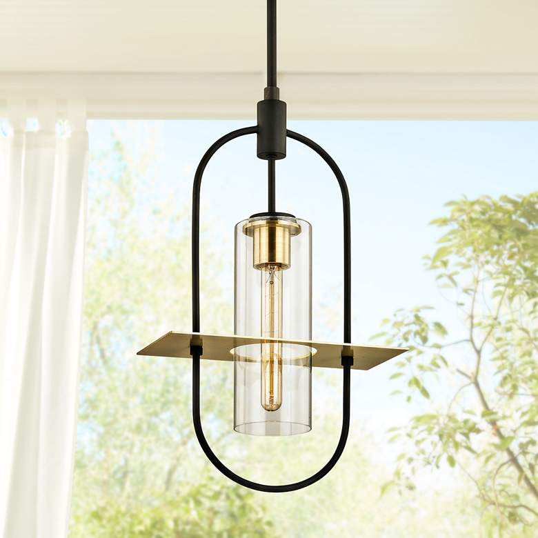 Image 1 Smyth 21 3/4 inch High Dark Bronze Outdoor Hanging Light