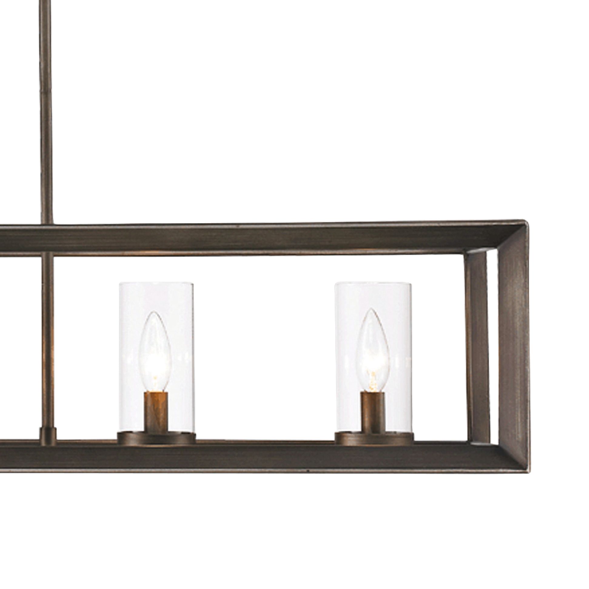 Smyth 41" Wide Gunmetal Bronze Cage Chandelier 6R008 Lamps Plus