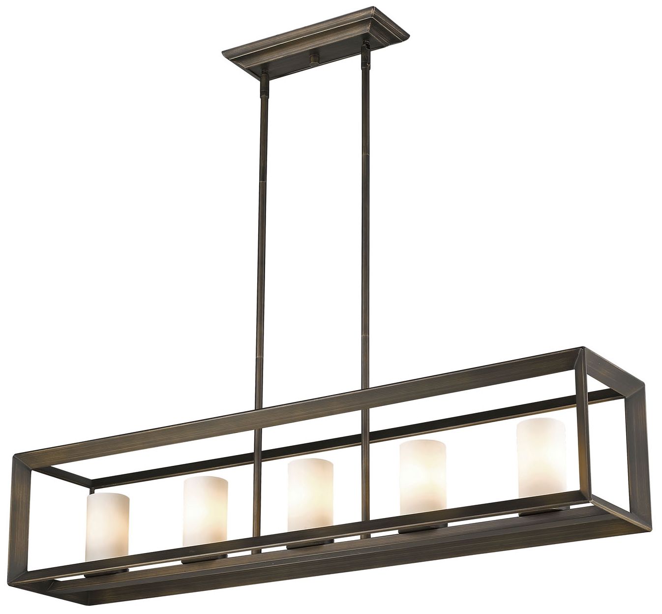 Smyth 41" Wide Gunmetal Bronze Cage Chandelier 6R008 Lamps Plus