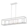 Thumbnail3 of Smyth 5-Light Linear Pendant in Natural White with Clear Glass more views