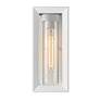 4_Smyth 6" Wide Outdoor Wall Light in Natural White with Seeded Glass more views