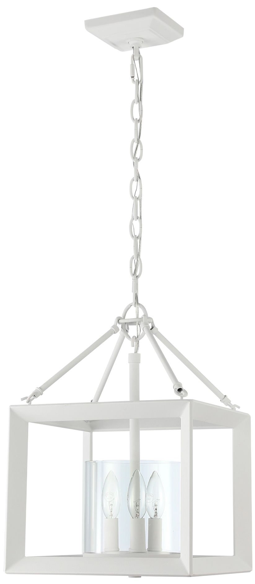 Image 2 Smyth NWT Convertible Pendant in Natural White with Clear Glass more views