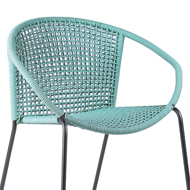 Image 3 Snack Wasabi Rope Outdoor Dining Chairs Set of 2 more views