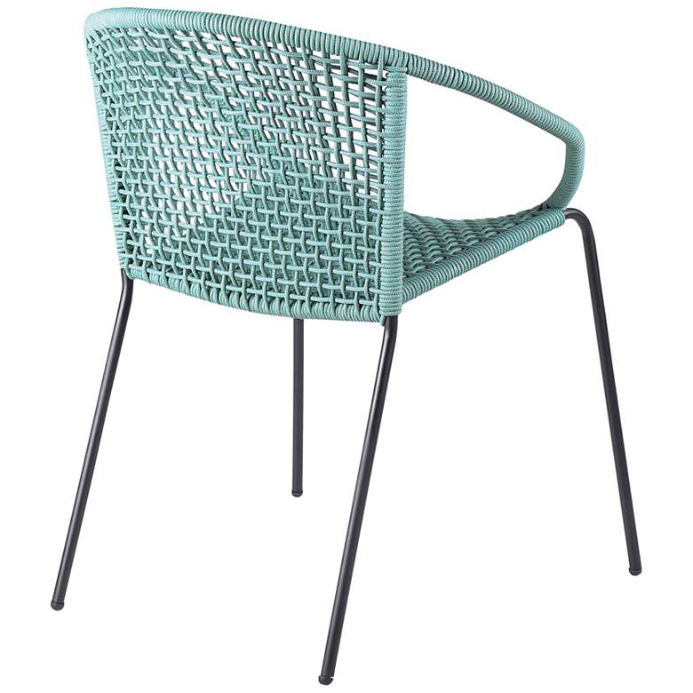 Image 7 Snack Wasabi Rope Outdoor Dining Chairs Set of 2 more views