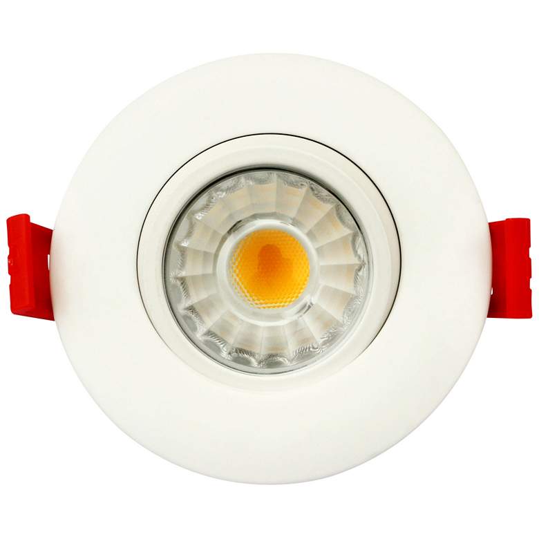 Image 1 SnapTrim 3 inch White LED Gimbal J-Box Canless Downlight