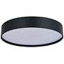 1_Snare 14" Wide Matte Black LED Ceiling Light