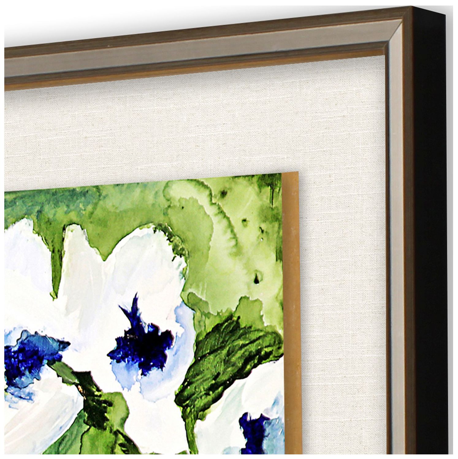Image 3 Snow Petals II 26"W x 32"H Framed Art more views