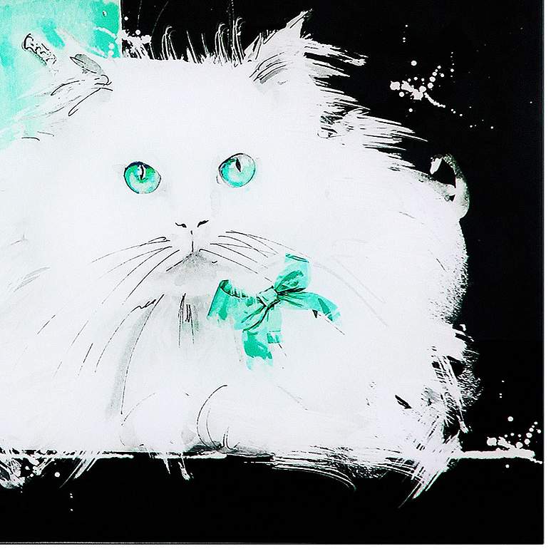 Image 3 Snowball 20" Square Frameless Tempered Glass Wall Art more views