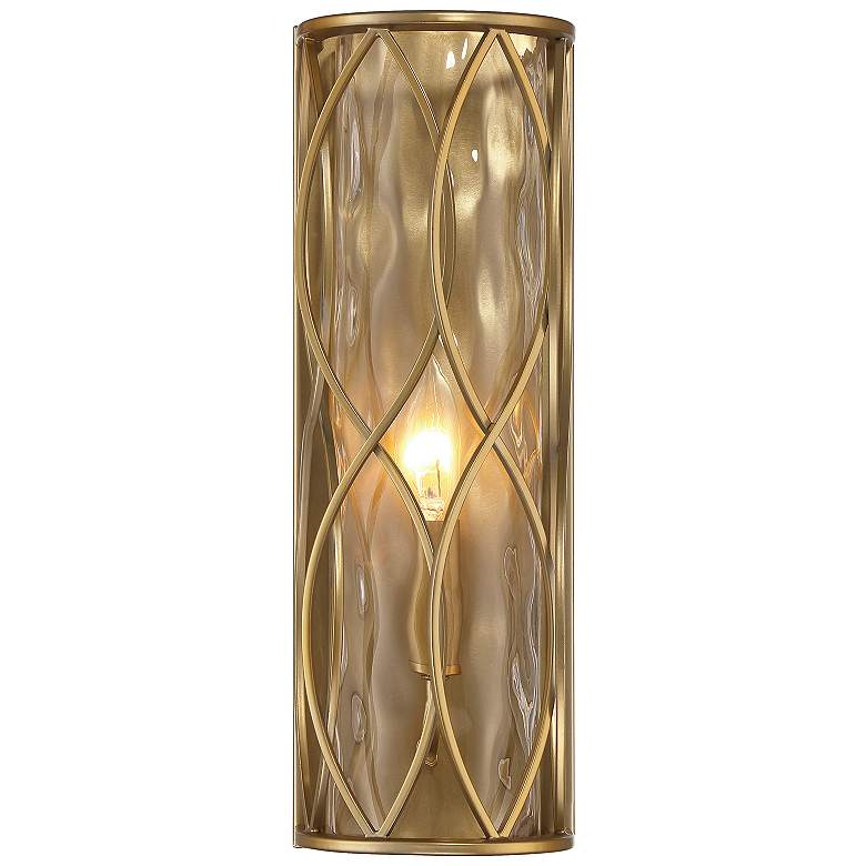 Image 1 Snowden 1-Light Wall Sconce in Burnished Brass